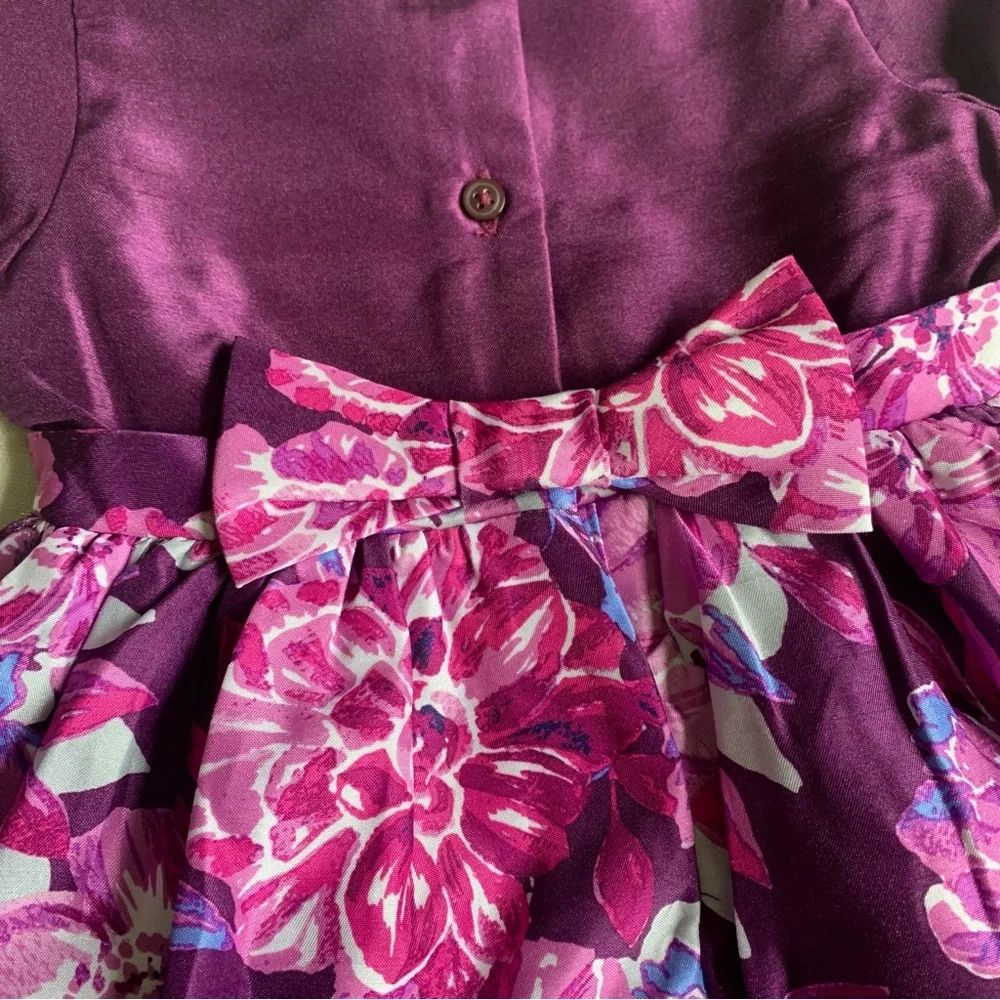 NWT Gymboree Floral Baby Holiday Dress Size 6-12‎ months
